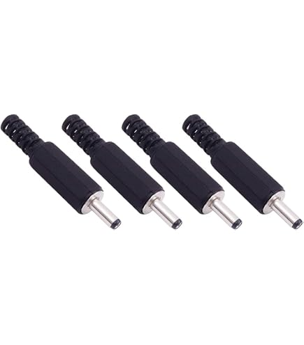 10 Connecteurs DC Mâles 4.0x1.7mm - Pour Laptop, Caméra, Éclairage - Noyau Cuivre, Soudure Facile