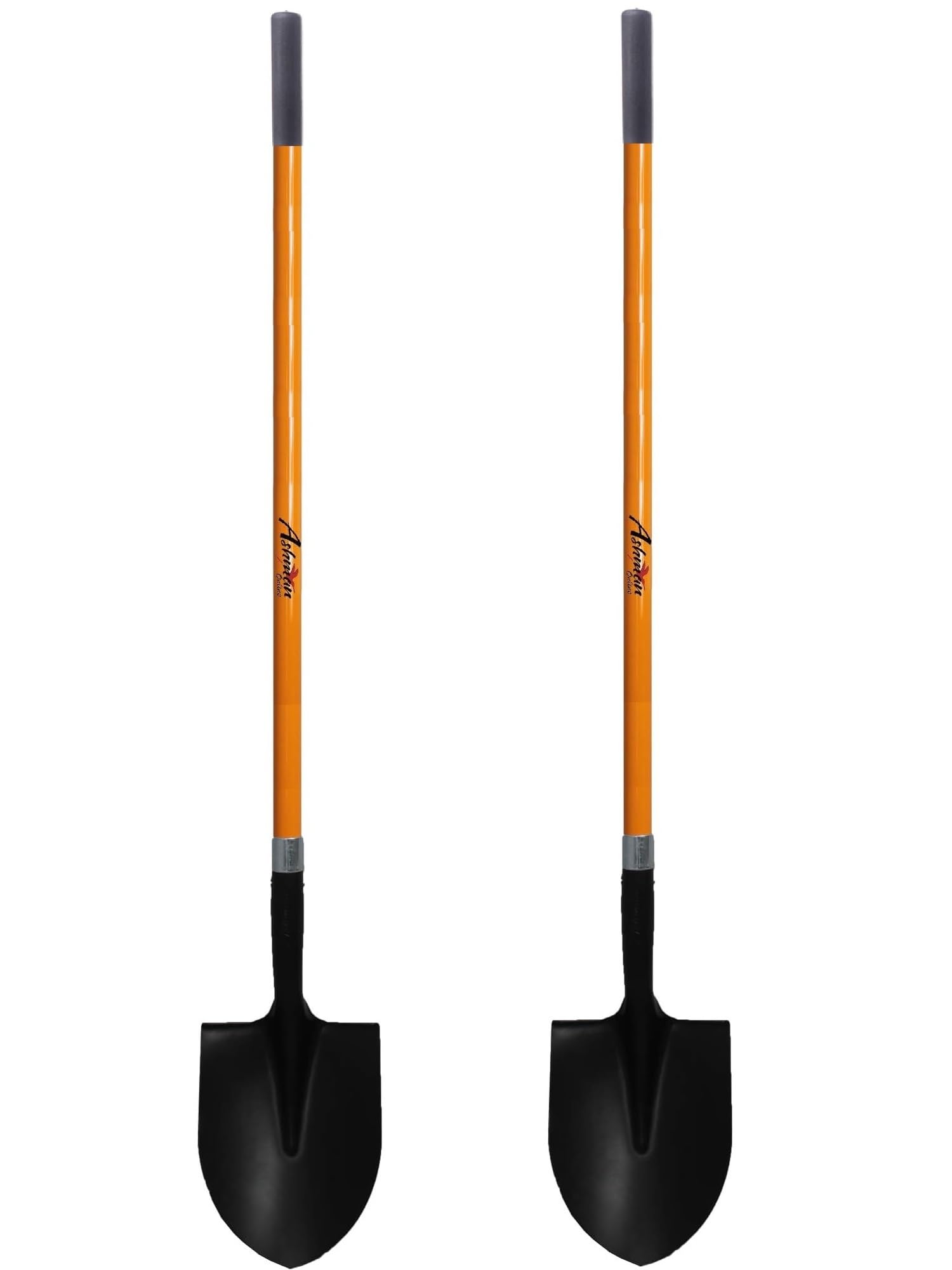 Ashman HeavyDuty Digging Shovel (2 Pack) 47-Inch Lond Handle with Trenching Blade and durable Handle - Ideal for Garden, Landscaping, Construction, Masonry - Perfect for Digging Soil, Dirt, and Gravel Image Ashman HeavyDuty Digging Shovel (2 Pack) 47-Inch Lond Handle with Trenching Blade and durable Handle - Ideal for Garden, Landscaping, Construction, Masonry - Perfect for Digging Soil, Dirt, and Gravel Image
