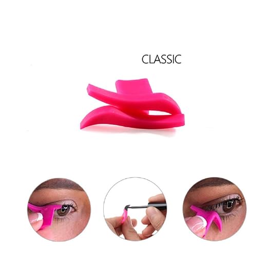 Lucktao Lazy Eye Shadow Applicator Silicon wing eyeliner Eyeshadow Stamp Crease (classic) best eyeshadow stamp