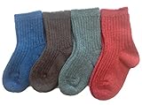 Lovely Annie Children 4 Pairs Cashmere Wool Socks Random Color