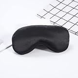 ECHOLLY Sleep Mask 100% Mulberry Silk with Travel Pouch & Ear Plugs (Black) view 7