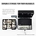 KYODOLED Cash Box with Key,Small Safe Lock Box with Portable Handle,Cash Drawer,5.91