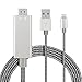 MOSTOP Lightning to HDMI Cable Support iOS Lightning 8 pin to HD 1080P HDTV Video Cord - Plug & Play for iPhone 7 / 7 Plus, iPhone / 6 / 6 Plus, iPad Mini 4 / 3 / 2 / Air 2 / Pro (silver)