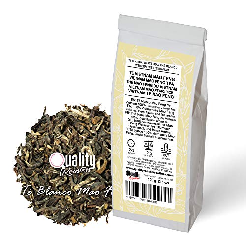 Weißer tee. Vietnam Mao Feng. Klarer gelb-grüner tee. Blumiger geschmack und feines aroma. Hohe Qualität. Antioxidant…