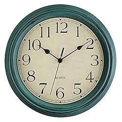 Foxtop Retro Silent Non-Ticking Round Classic Clock