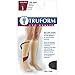 Truform 30-40 mmHg Compression Stockings for Men and Women, Knee High Length, Closed Toe, Black, Large