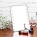 Make Up Mirror, Charminer 16 LEDs Touch Light Illuminated Cosmetic Bathroom Shaving Vanity Black