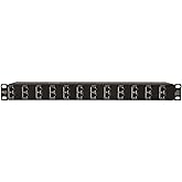 DITEK DTK-RM12NETS 10GBE, 12 Channel, 1U Form Factor, RACKMOUNT POE/ETHERNET Protector, Shielded RJ45 in/Out