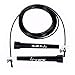 PRO JUMP FIT Unisex Adult Crossfit Jump Ropeâ€“Speed Cable Jump Rope for Crossfit Boxing and MMA Athletes â€“Best rx Jump Rope for Beginners Exercise Tool(Black)