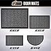 GORILLA GRIP 100% Waterproof All-Season WeatherMax Doormat, 47x35, US Designed Natural Rubber, Stain and Fade Resistant, Low Profile Indoor Outdoor Door Mats, Easy Clean Patio Mat, Dark Brown Pebble