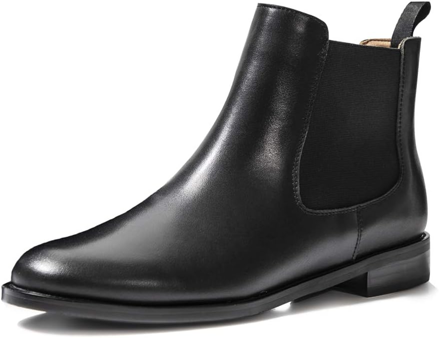 ONEENOWomen's Classic Leather Chelsea Boots