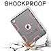 TOPSKY Compatible with iPad 2 Case,iPad 3 Case,iPad 4 Case,iPad 2/3/4 Kids Proof Case,Heavy Duty Shockproof Rugged Kickstand Protective Cover Case for iPad 2nd/3rd/4th Generation Retina(A1416/A1458) Grey Rose Gold