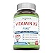 Pure Naturals Vitamin K2 Supplement Vegetarian Capsules, 100 Mcg, 120 Count