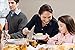 AOOSY Serving Spoons, 6 Pieces X-Large 9.8 Inches Stainless Steel Serving Spoon Catering Spoons Solid Serving Utensils Big Ladle Tablespoons for Buffet Banquet Flatware Kitchen Basics Serving