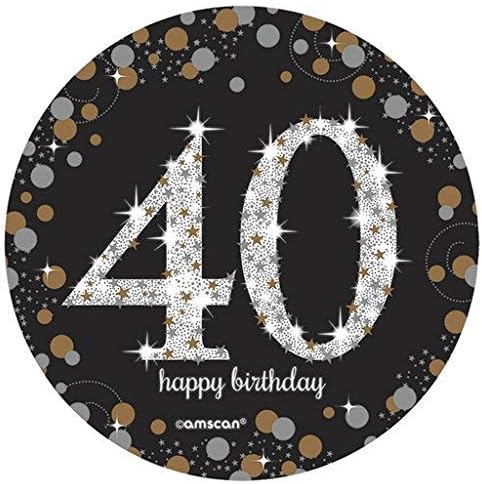 Adult Gold Celebration 40th Centerpiece Spray, Multicolor - Image 3