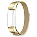 SWEES Metal Bands Compatible Fitbit Alta & Fitbit Alta HR, Milanese Loop Stainless Steel Metal Replacement Accessories Small Large for Women Men, Silver, Black, Rose Gold, Colorful, Champagne