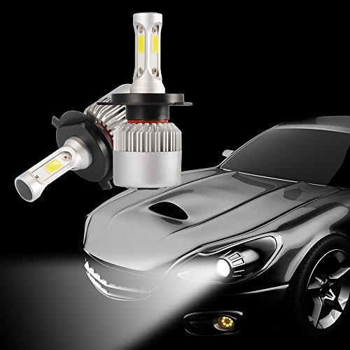 XCSOURCE 20000LM 200W CREE LED Car Headlight H4 Halogen Lamp Bulb Built-in Cooling Fan 6500K White LD1032