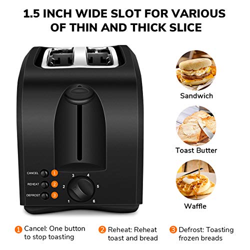 1 Toaster+CUSINAID+Defrost+Functions+Removable
