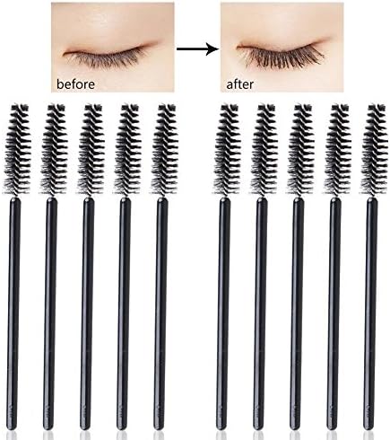 10 Pcs Eyelash Mascara Brushes Wands Applicator/Eye Lash Makeup Brush Mascara/Eyebrow Brush Makeup Kit/Cosmetic Makeup Brush Kit
