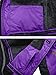 Wantdo Women's Waterproof Mountain Jacket Fleece Windproof Ski Jacket US XL Purple X-Large