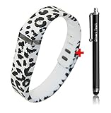 Smart Tech Store Leopard White Cheetah Leopard Syle Replacement Band With Clasp for Fitbit FLEX Only /No tracker/ Wireless Activity Bracelet Sport Wrist band for Fit bit Flex Bracelet Sport Arm Band Armband