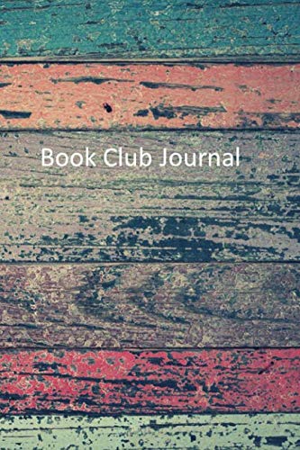Book Club Journal: Hardwood undated planner for club meeting, thoughts and discussions