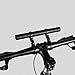 KANGBUKE Bike Handlebar Extender,Bicycle Handlebar Extension Aluminum Alloy Mount Holder Double Clamp Bike Bracket Bicycle Accessories for Flashlight Speedometer (Black)