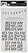 me & my BIG ideas Alphabet Stickers, Large, Euro Mode Black, 10 Sheets
