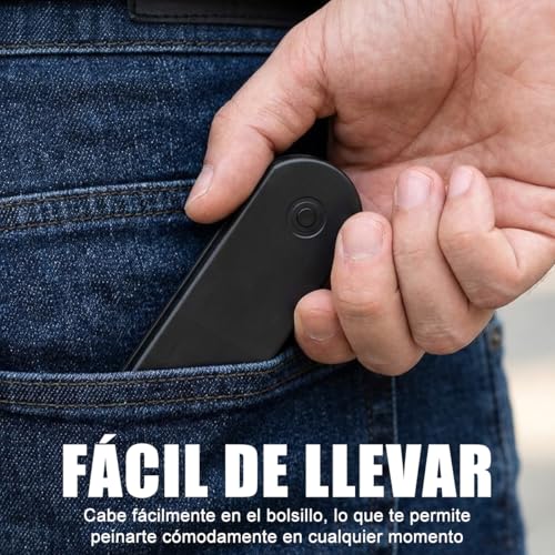 2 Piezas Peine de Textura para Hombre y Mujer, 2 en 1 Peine Plegable Styling Comb y Peine para Peinar Esponjoso, Apto para Todo Tipo de Cabello, Crea una Textura Voluminosa y un Peinado Ondulado