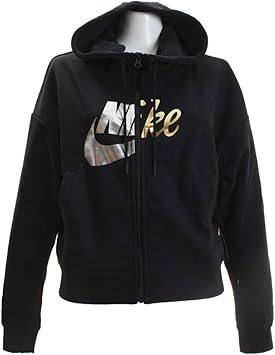 Amazon Co Jp ナイキ Nike レディース スウェットフルジップパーカー ウィメンズ ラリー メタル フルジップ フーディ Aj スポーツ アウトドア