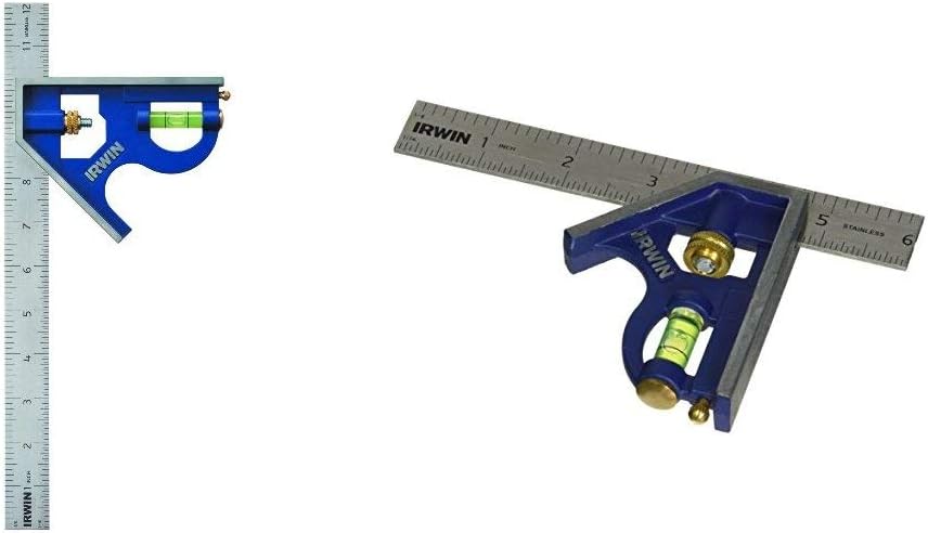 Irwin Tools Combination Square, Metal-Body, 12