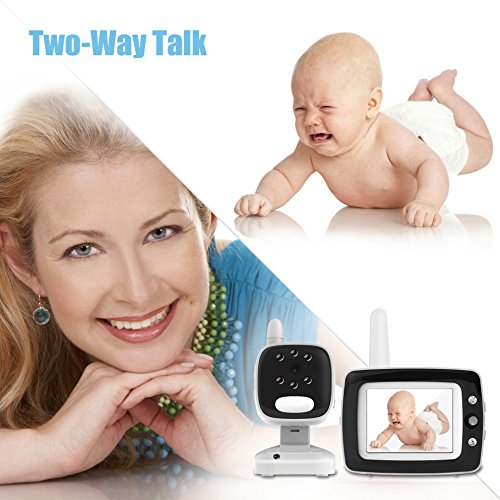 BESTHING-Video-Baby-Monitor-with-LCD-Display-Digital-Camera-Infrared-Night-Vision-Two-Way-Talk-Back-Temperature-Monitoring-Lullabies-Long-Range-black