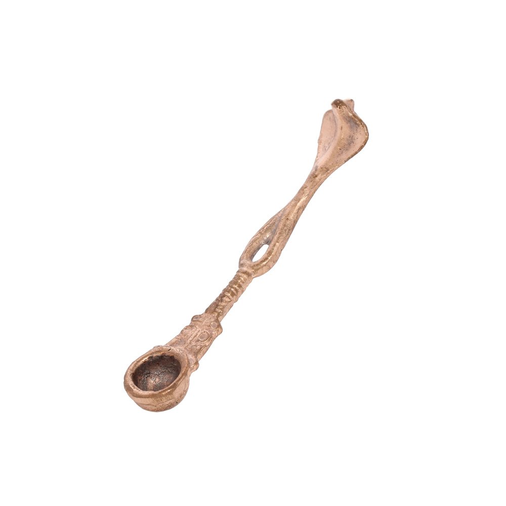 NKlaus Heavy Cobra Incense Spoon copper for incense 16cm table decoration new 1591