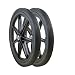 Marathon 92001-2pk 20x2.0 Rim Flat Free Cart Tire Assembly, 2 Pack primary