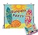 Art Studio 6x6ft Summer Surfing Photography Backdrop Colorful Surfboard Summer Party Graffiti Theme Sky Sea Beach Children Kid Birthday Portrait Photo Background Studio Props Vinyl