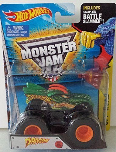 Hot Wheels Dragon Monster Jam New 2015 Truck 1:64 Battle Slammer #7