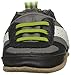 Robeez Boys' Soft Soles Loafer, Super Sporty - Grey/Lime, 6-12 Months M US Infant