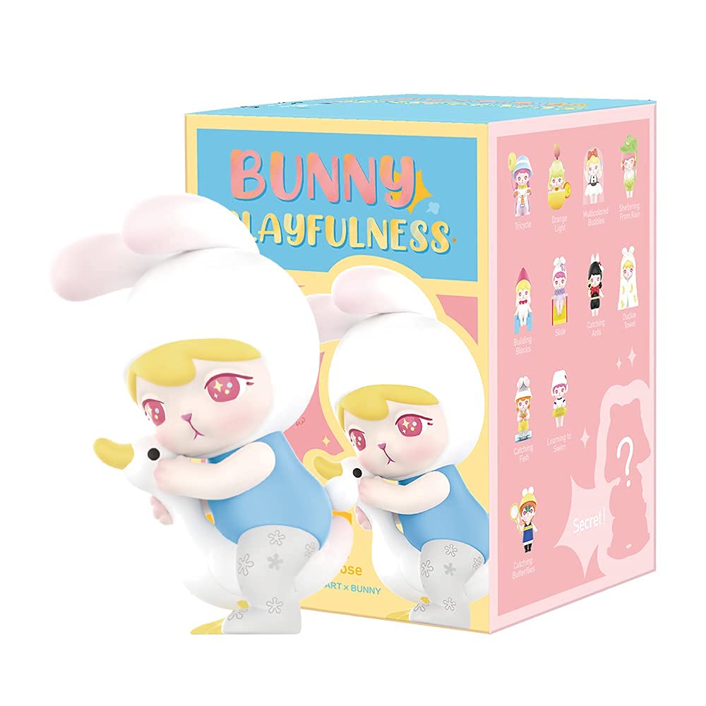 POP MART Bunny Playfulness Series Set(12Boxes) Blind Box Fan-Favorite Collectible Art Toy Figure, Gifts for Women