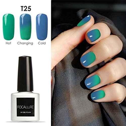OksaleÂ® 7ML Temperature Change Gel Nail Polish Nail Art Gel Polish UV LED Gel/30 Colors (T25)