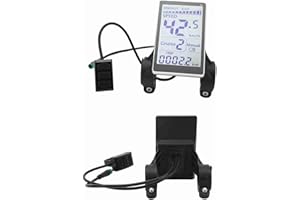 Electric Bike LCD Meter 5 Pin 24v 36v 48v 60v Universal Ebike LCD Display E Scooter M5 LCD Panel Screen for 31.8 22.2mm Elect