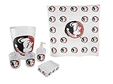 Florida State Seminoles Frosted Finish 7 Piece Bath Set