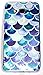 Samsung Galaxy J7 Case, YogaCase InTrends Back Protective Cover (Blue Scales)