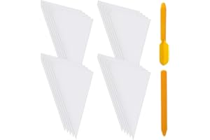 DEDODA 22 Pcs Tile Grout Masonry Mortar Bag with Tile Caulk Tool, 16" x 12" Heavy Duty Tear Resistant Puncture Tip Cement Sealer Mortar Grout Bag Masonry for Tile Installation, Grouting Bag (White)