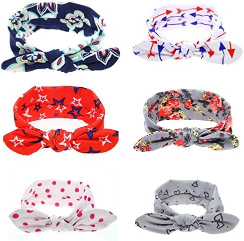 Newborn Baby Head wraps Turban Headband Knotted Hair Band (14),Small