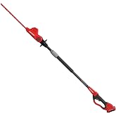 CRAFTSMAN V20 Pole Hedge Trimmer Cordless, 18-Inch, Battery and Charger Included Hedge Trimmer with Extension Pole, Up to 11 Ft Extended Reach (CMCPHT818D1)