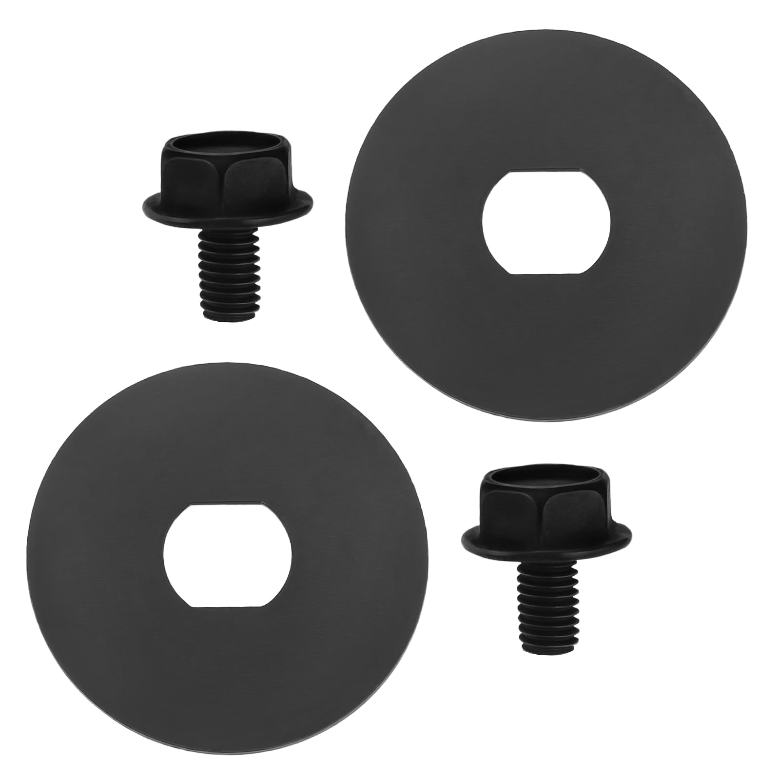 OTOTEC 2Pcs Lawn Mower Chainsaw Bolts Chainsaw Washer 90639221 90618229 Compatible with DeWalt DCCS620 DCCS620B DCCS620P1 Black