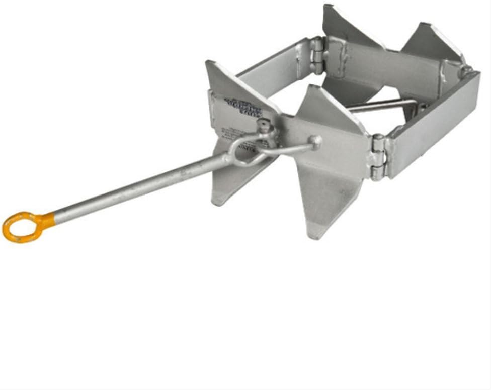 Slide Anchor - Box Anchor for Offshore Boat Anchoring - Includes Storage Bag (Bag Colors May Vary)