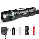 Flashlights,800 Lumen Handheld Light Ultra Bright Tactical Light Torch 5-Mode,Tactical Flashlights Led