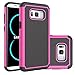 Galaxy S8 Plus Case,Berry Accessory(TM) [Drop Protection] Protective Case [Shock Proof] [Dual Lawyer] Hybrid Defender Armor Case Cover For Samsung Galaxy S8 Plus (2017) (Hot Pink)