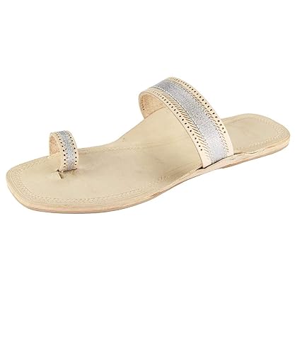 silver kolhapuri wedges